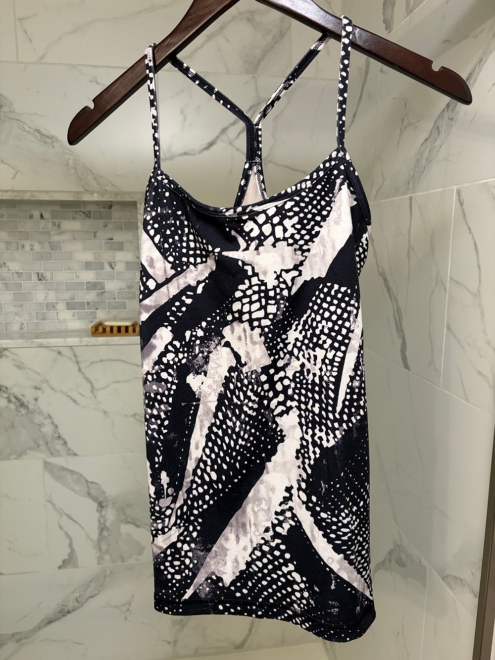 Black & White Abstract Camisole